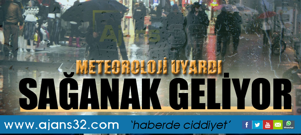 Batı Akdeniz İçin Kuvvetli Yağış Uyarısı