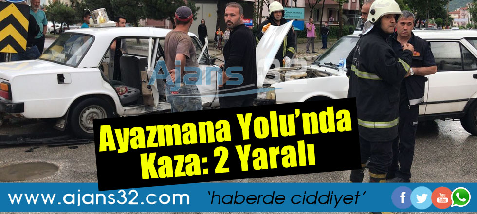 Ayazmana Yolu'nda Kaza: 2 Yaralı