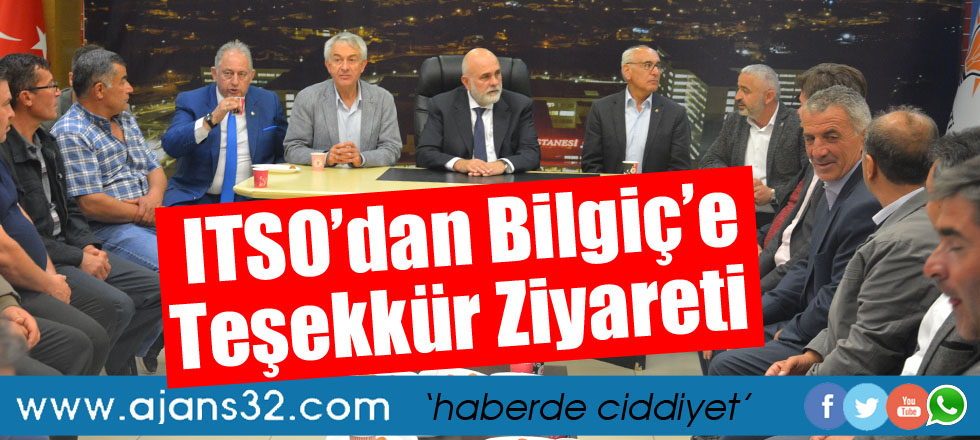 ITSO'dan Bilgiç'e Teşekkür Ziyareti