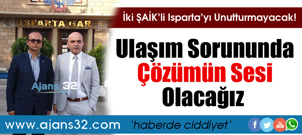 Çözümün Sesi Olacağız!