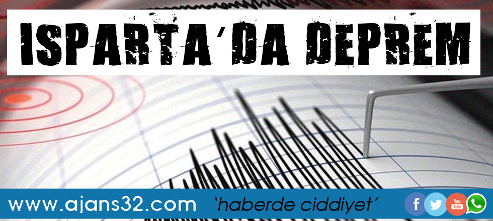 Isparta da Deprem