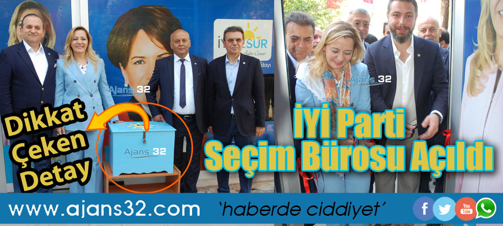 İYİ Parti Seçim Bürosu Açıldı