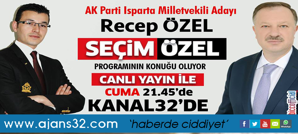 Recep Özel, Seçim Özel'e Konuk Olacak