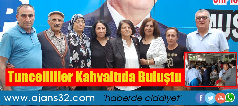 Tuncelililer Kahvaltıda Buluştu