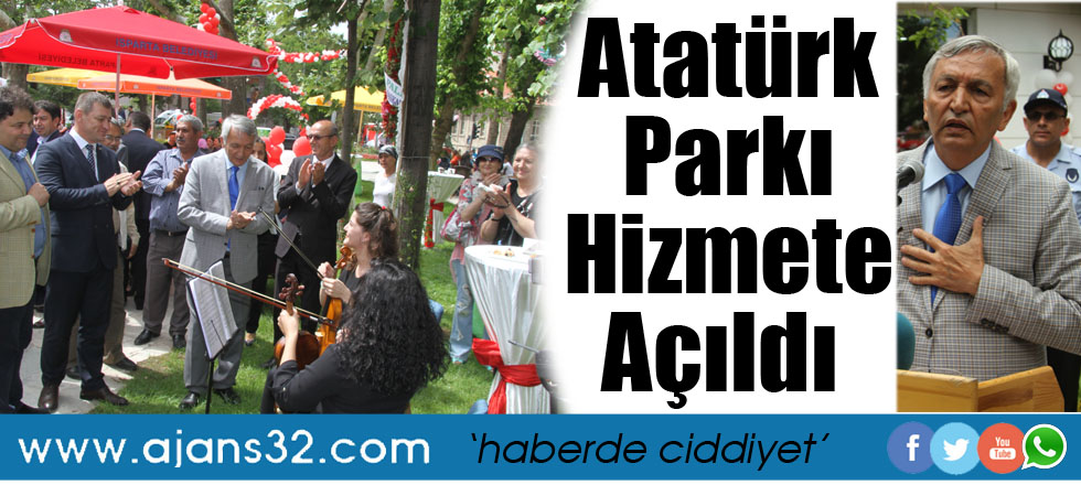 Atatürk Parkı Hizmete Açıldı