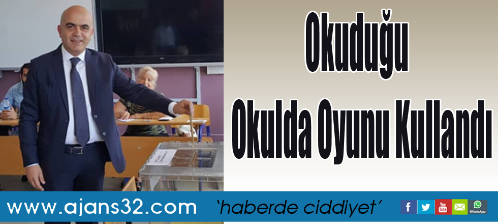 Okuduğu  Okulda Oyunu Kullandı