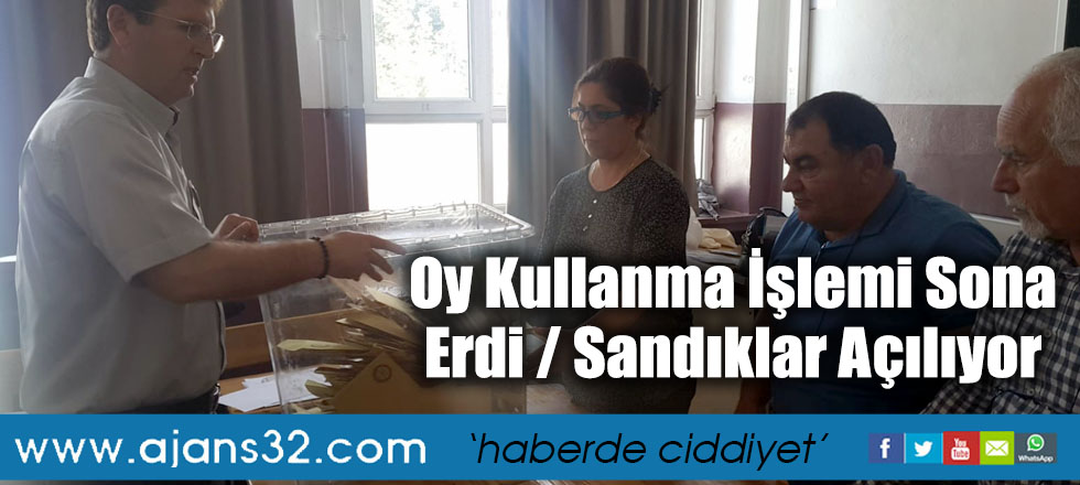 Oy Kullanma İşlemi Sona Erdi / Sandıklar Açılıyor