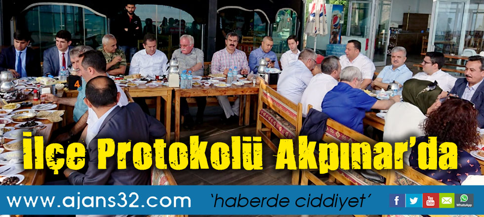 İlçe Protokolü Akpınar'da