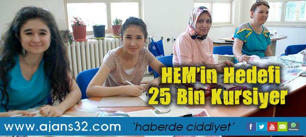 HEM’in Hedefi 25 Bin Kursiyer