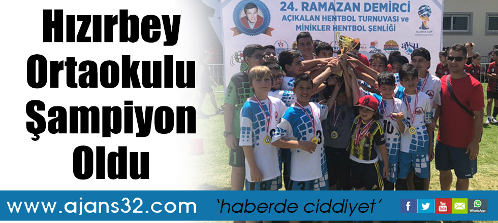 Hızırbey Ortaokulu Şampiyon Oldu