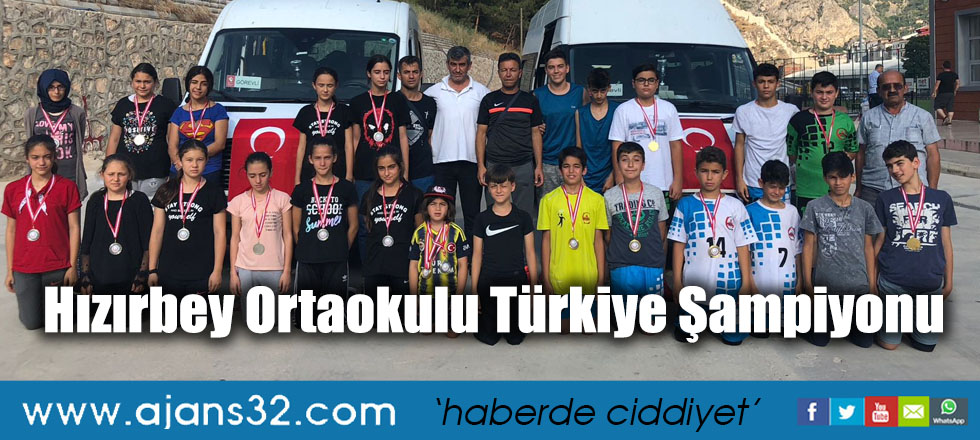 Hızırbey Ortaokulu Türkiye Şampiyonu