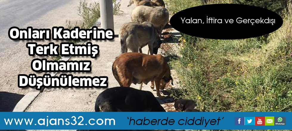 Onları Kaderine Terk Etmiş  Olmamız Düşünülemez
