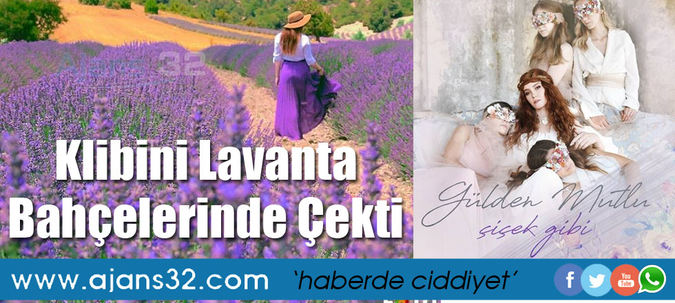 Klibini Lavanta Bahçelerinde Çekti