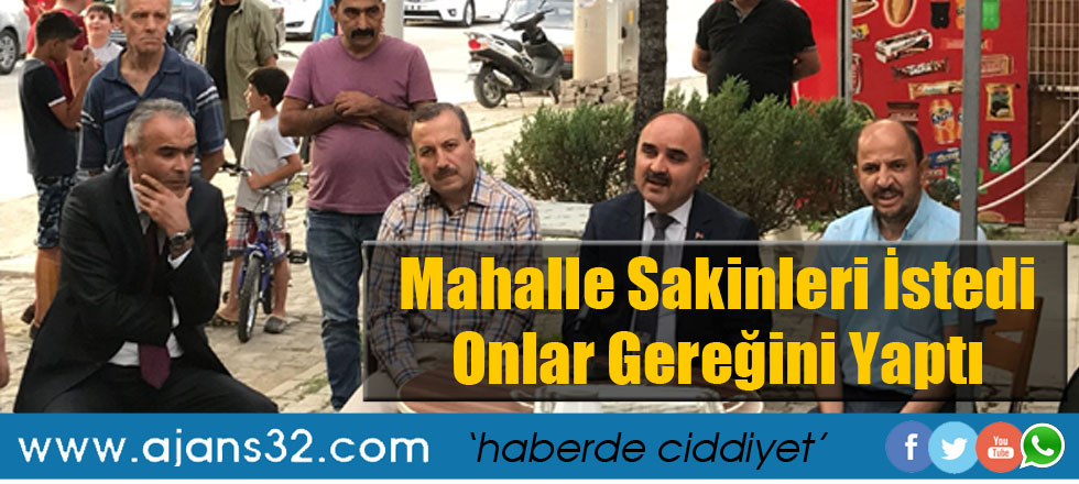 Mahalle Sakinleri İstedi Onlar Gereğini Yaptı