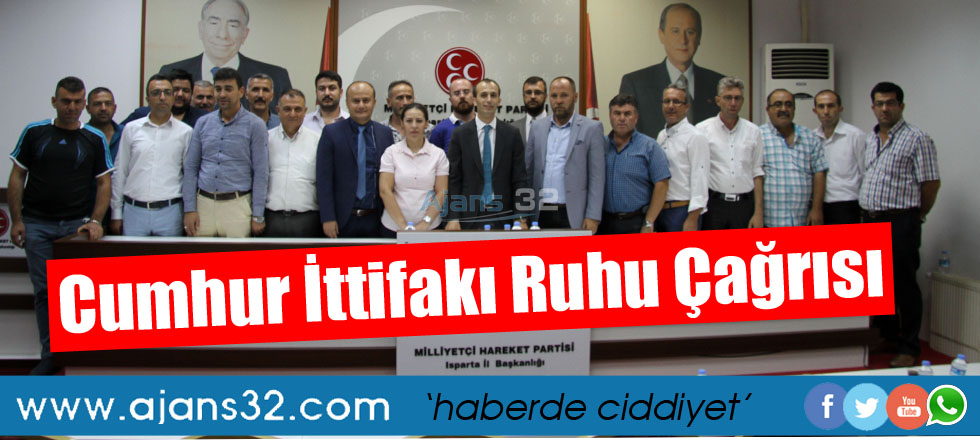 Cumhur İttifakı Ruhu Çağrısı