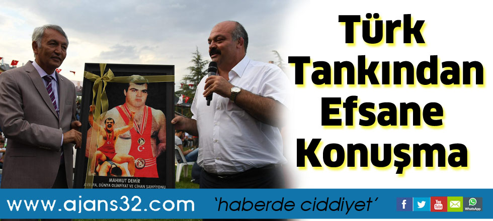 Türk Tankından  efsane konuşma