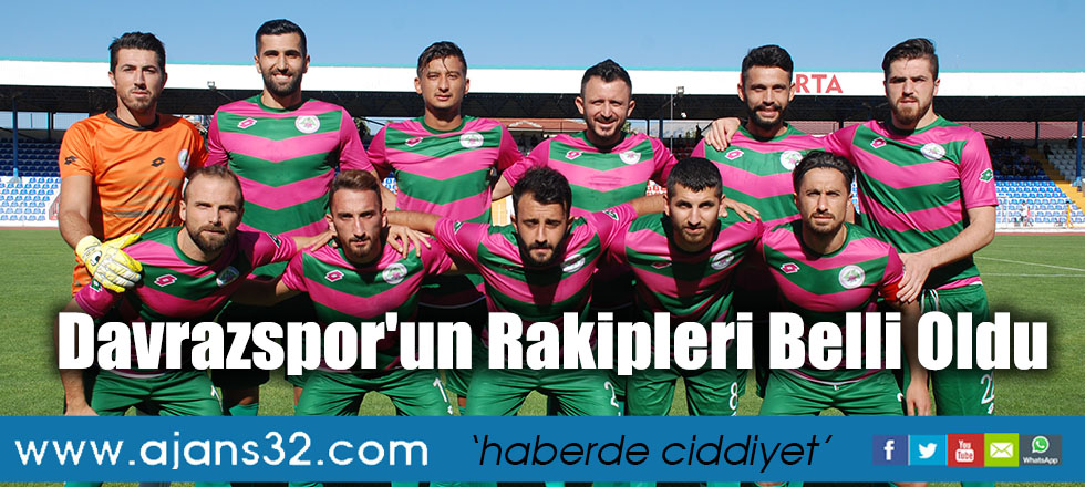 Davrazspor'un Rakipleri Belli Oldu