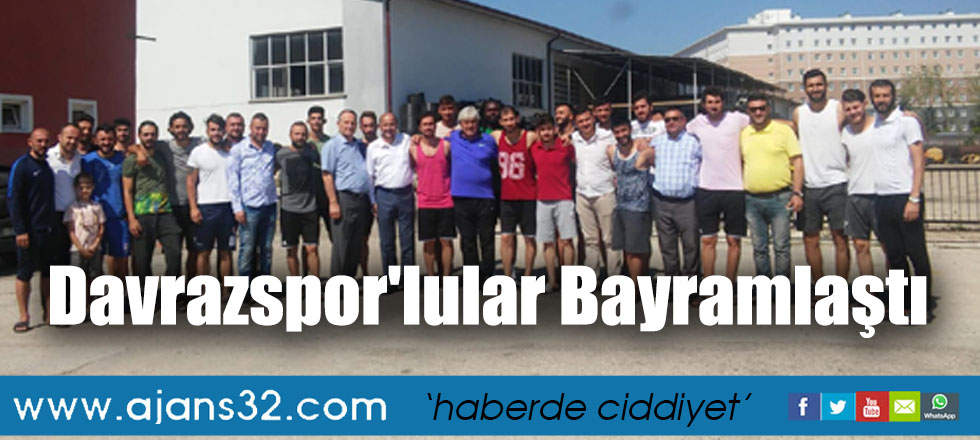 Davrazspor'lular Bayramlaştı