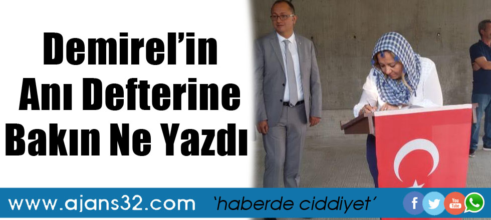 Demirel'in Anı Defterine Bakın Ne Yazdı?