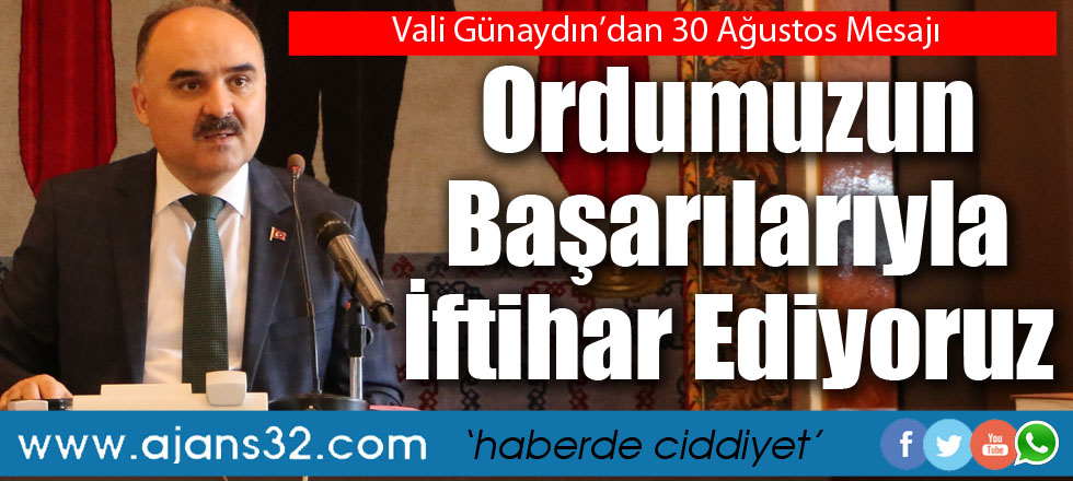Ordumuzun Başarılarıyla İftihar Ediyoruz