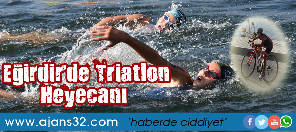 Eğirdir'de Triatlon Heyecanı