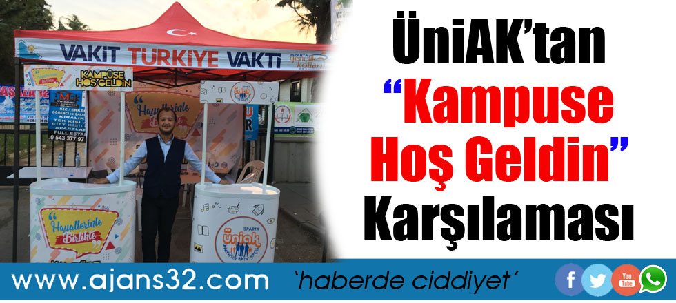 ÜniAK’tan ‘Kampüse Hoş Geldin’ Karşılaması