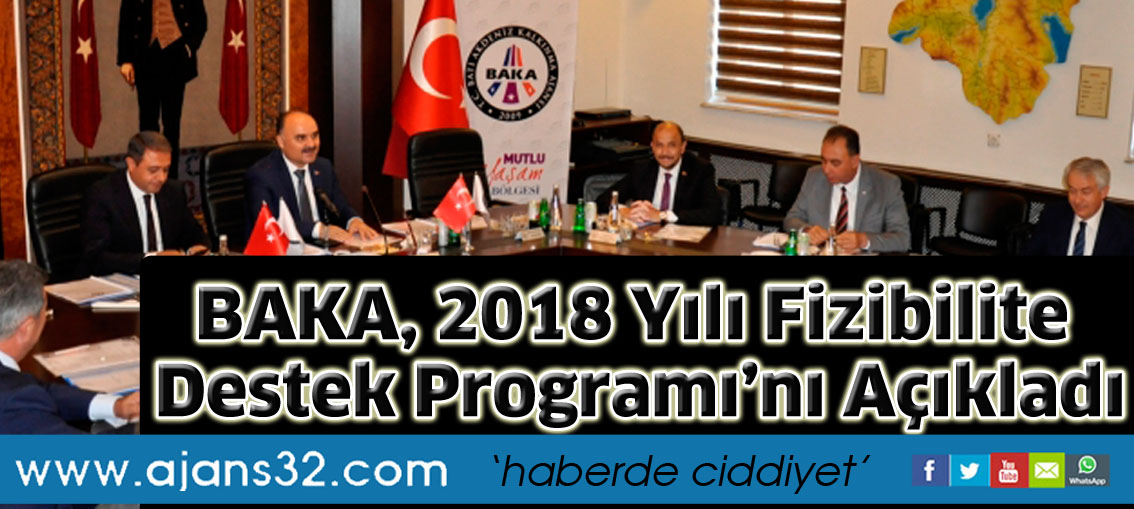 BAKA, 2018 Yılı Fizibilite Destek Programı’nı açıkladı