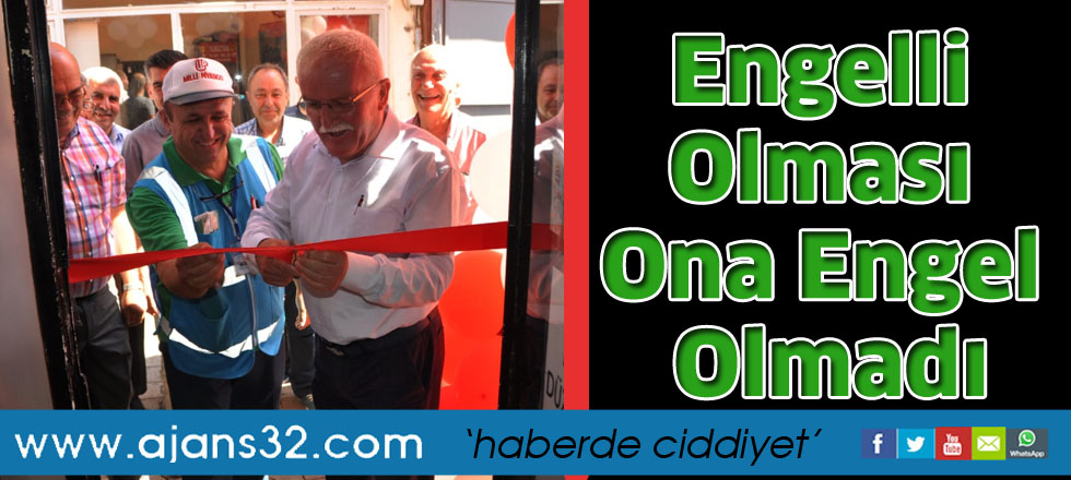 Engelli olması   ona engel olmadı