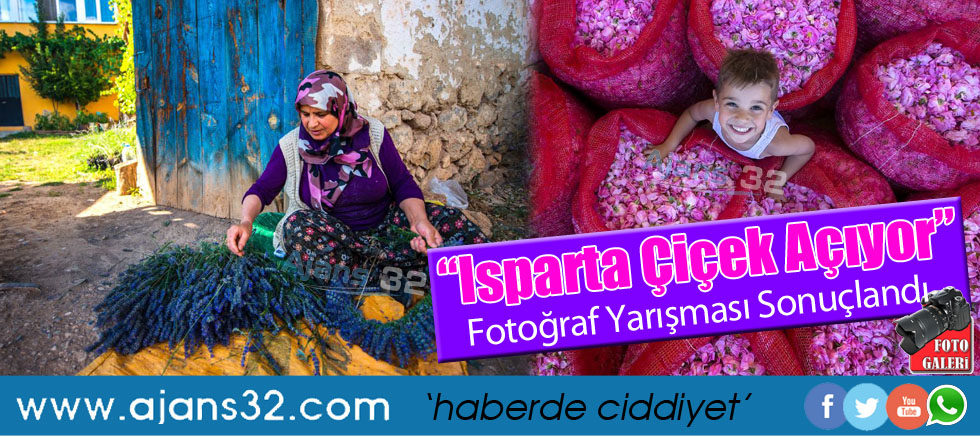 Isparta Çiçek Açıyor Fotoğraf Yarışması Sonuçlandı