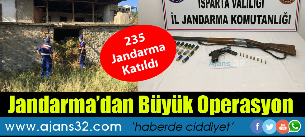 Jandarma'dan Büyük Operasyon