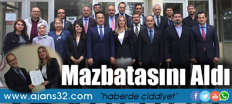 Mazbatasını Aldı