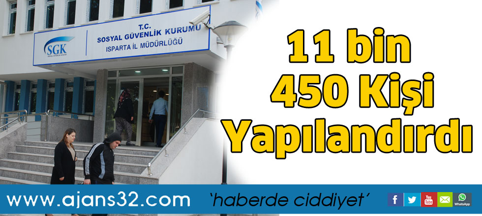 11 bin 450 Kişi  Yapılandırdı