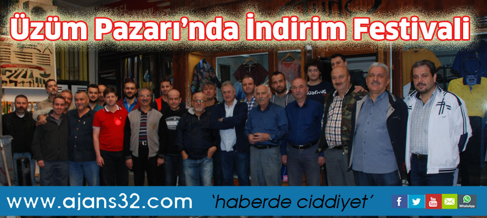 Üzüm Pazarı’nda  İndirim Festivali