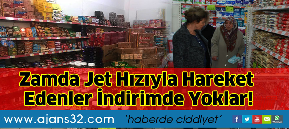 Zamda jet hızıyla hareket   edenler indirimde yoklar!