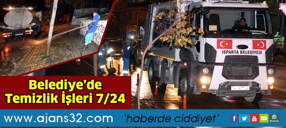 Belediye’de Temizlik İşleri 7/24