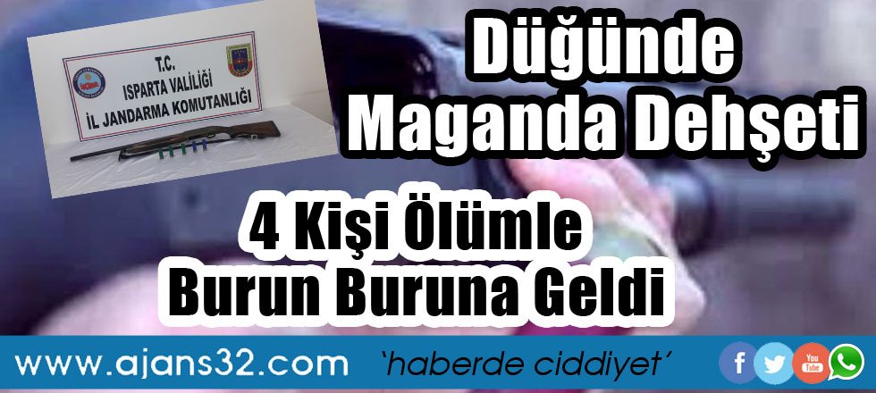 Düğünde Maganda Dehşeti: 4 Yaralı!