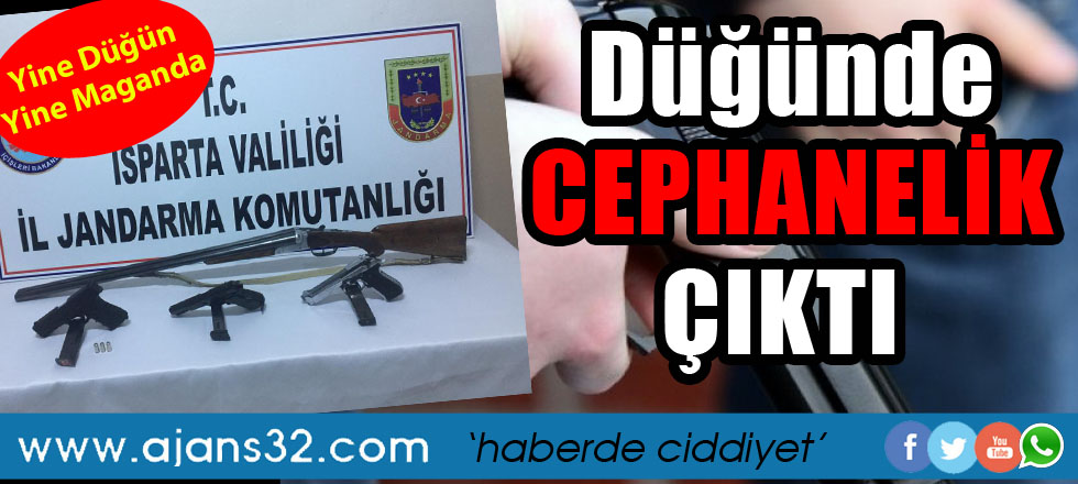 Düğünde Cephanelik Çıktı!