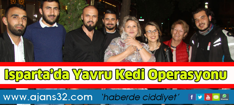 Isparta’da Yavru Kedi Operasyonu