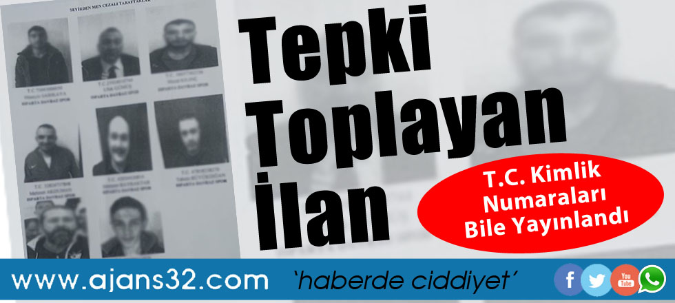 Tepki Toplayan İlan