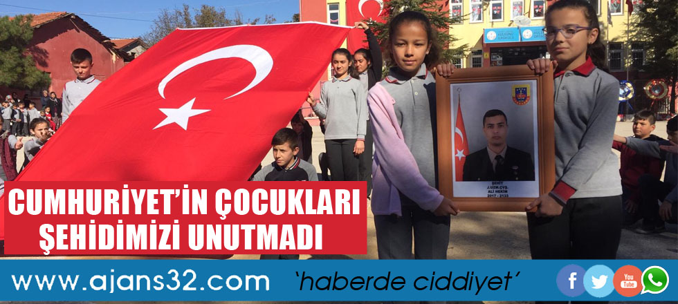 Cumhuriyet'in Çocukları Şehidimizi Unutmadı