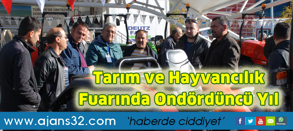 Tarım ve Hayvancılık   Fuarında ondördüncü yıl