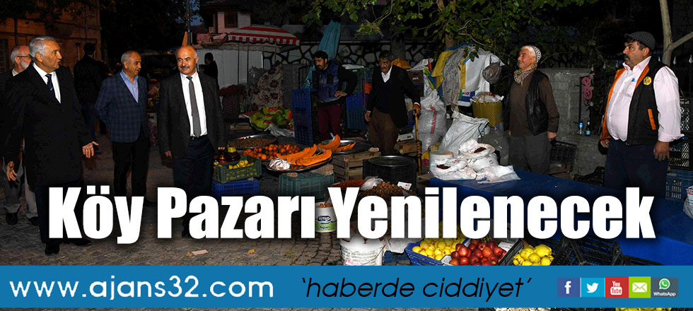 Köy Pazarı Yenilenecek