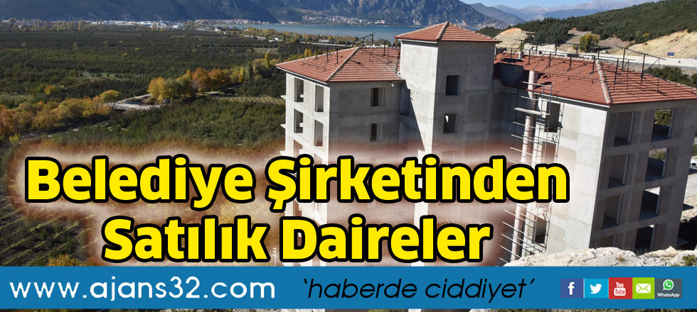 Belediye Şirketinden  Satılık Daireler