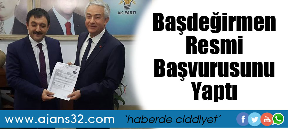 Başdeğirmen Resmi Başvurusunu Yaptı