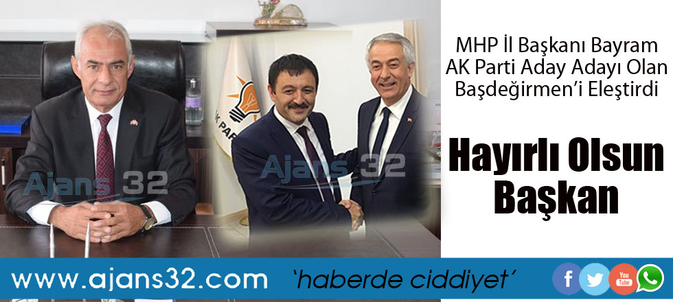 MHP İl Başkanı'ndan Başdeğirmen'e Sitem!