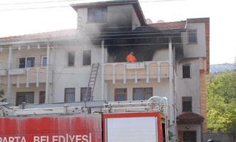 Gülcü Mahallesinde Yangın