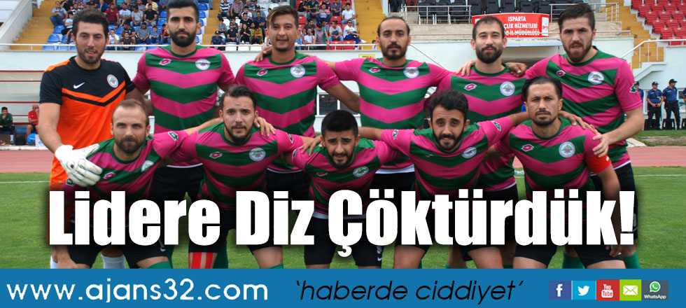 Lidere Diz Çöktürdük!