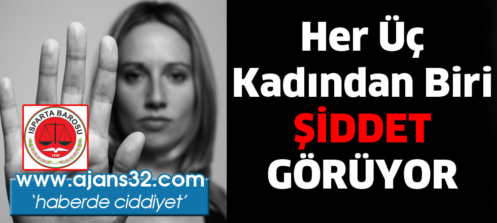 Her Üç Kadından Biri  ŞİDDET GÖRÜYOR