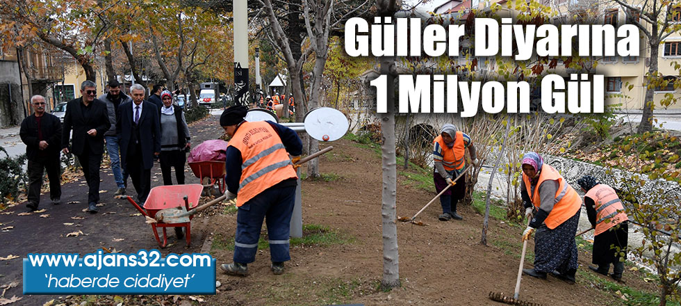 Güller Diyarına 1 Milyon Gül