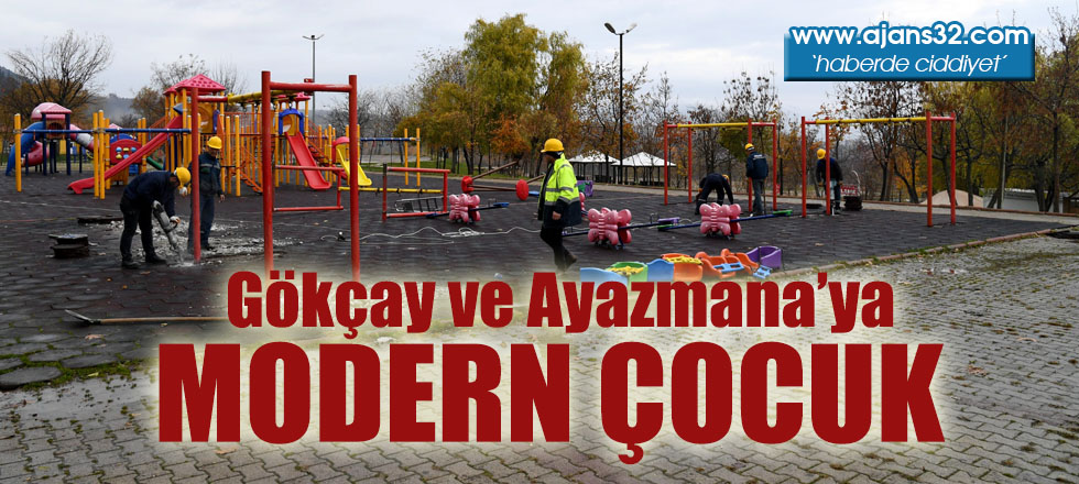 Gökçay ve Ayazmana’ya Modern Çocuk Parkı